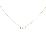 Collier or et diamants