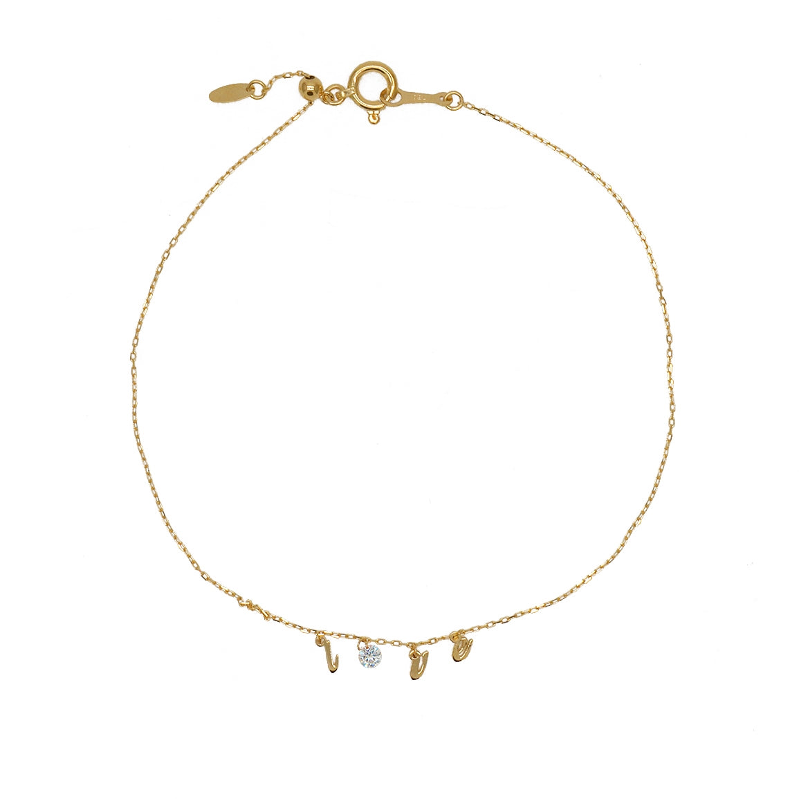 Bracelet or love et diamant