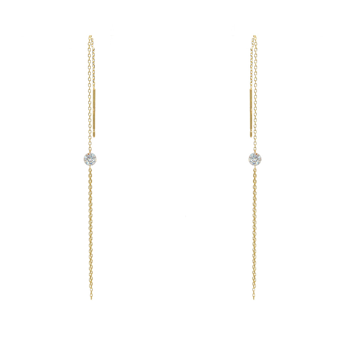 Boucles or et diamants