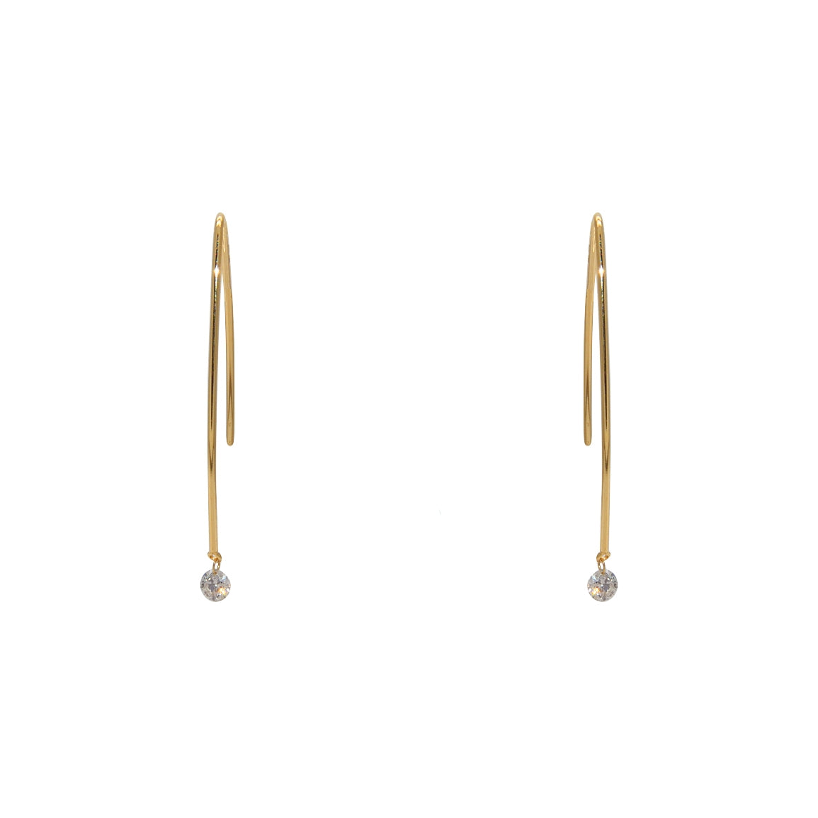 Boucles or et diamants
