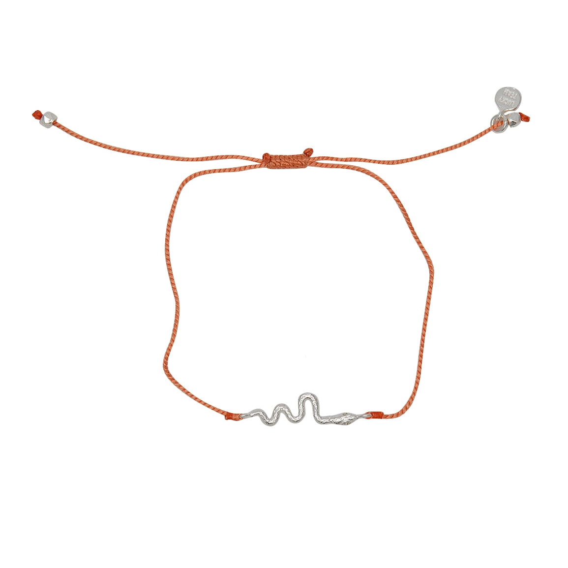 Bracelet tressé serpent argent 925 et zircons - CORAIL