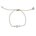 Bracelet tressé coloré sainte marie argent 925 - KAKI