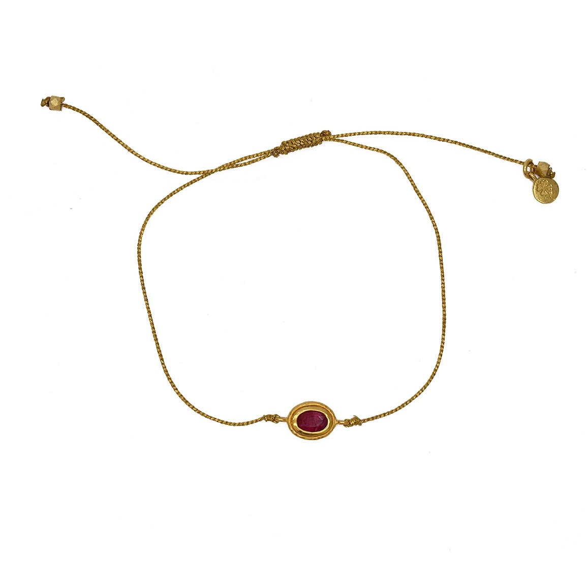 Bracelet tressé et pierre - DORÉ & RUBIS