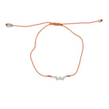 Bracelet tressé argent 925 et zircons blancs - CORAIL