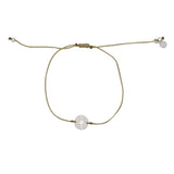 Bracelet tressé coloré et médaille argent 925 - KAKI