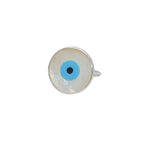 Bague argent 925 oeil nacre XXL - Bagues