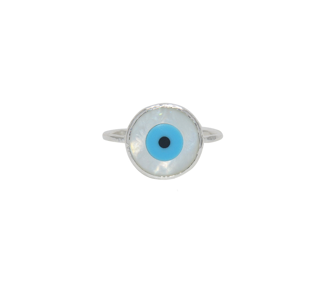 Bague oeil turc en argent 925 - Bagues