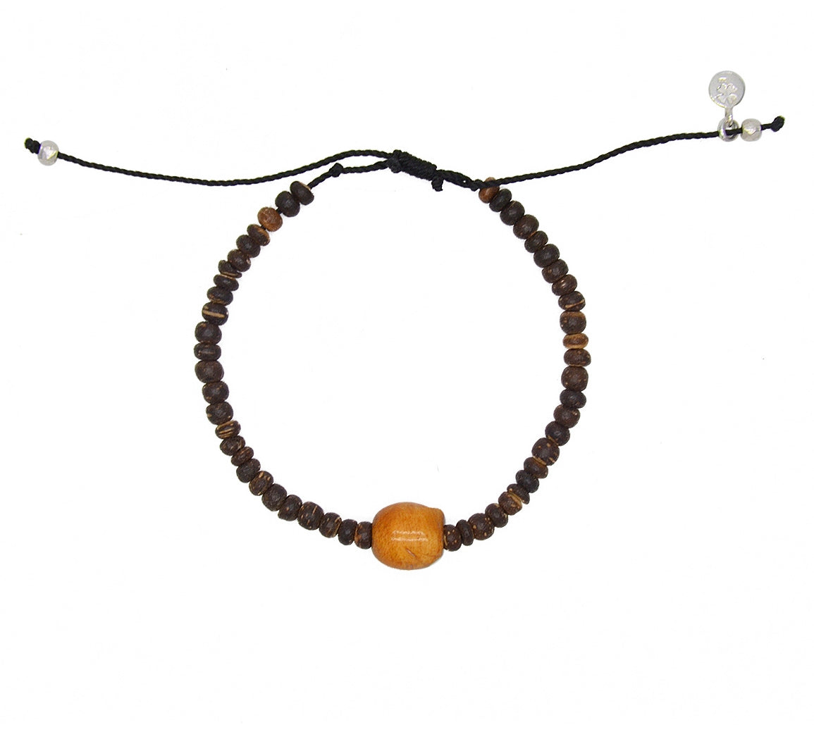 Bracelet perles et crâne