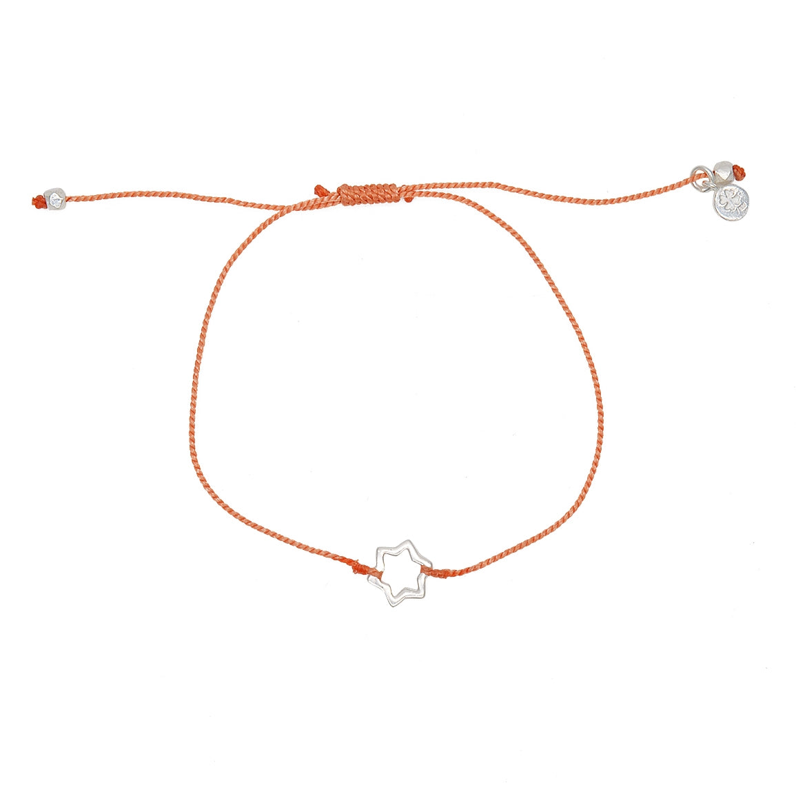 Bracelet fil fin etoile de David argent 925