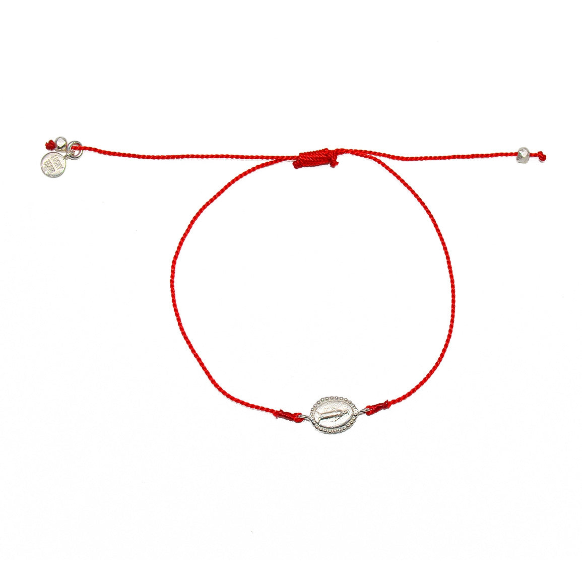 Bracelet tressé coloré sainte marie argent 925