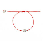 Bracelet tressé coloré sainte marie argent 925