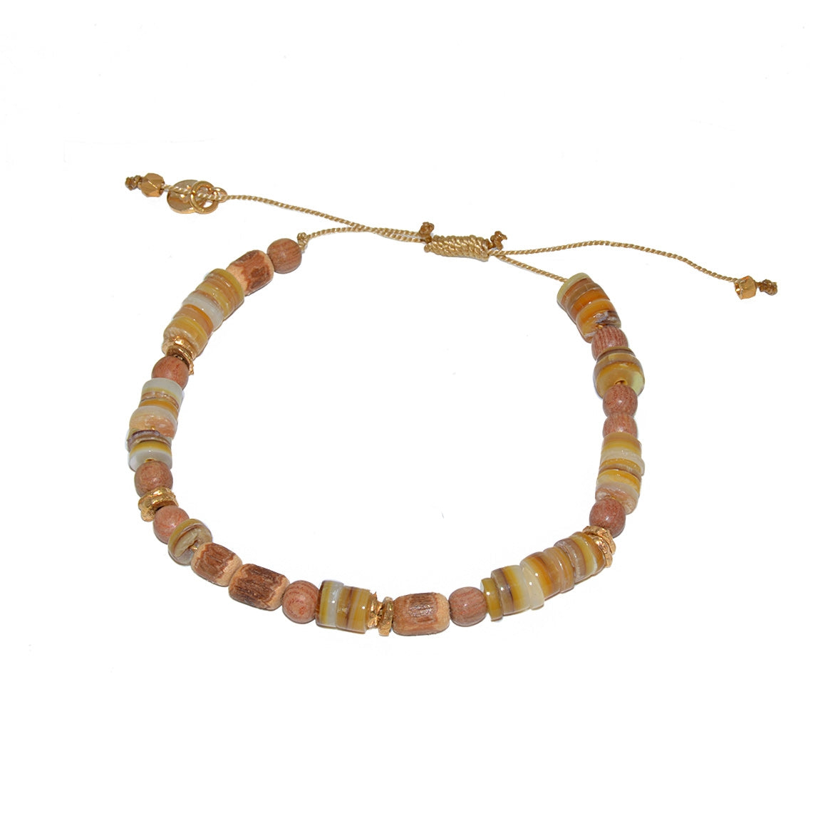 Bracelet perles bois