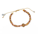 Bracelet perles bois et chevron