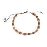 Bracelet perles de bois et argent 925