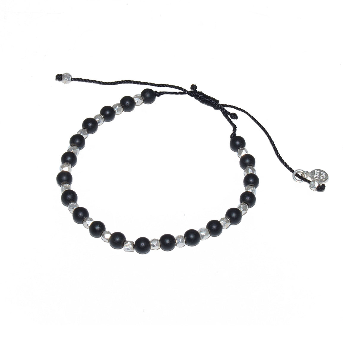 Bracelet perles agathe et argent 925