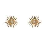 Boucles dorées soleil et pierre