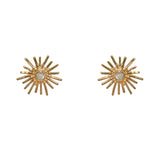 Boucles dorées soleil et pierre