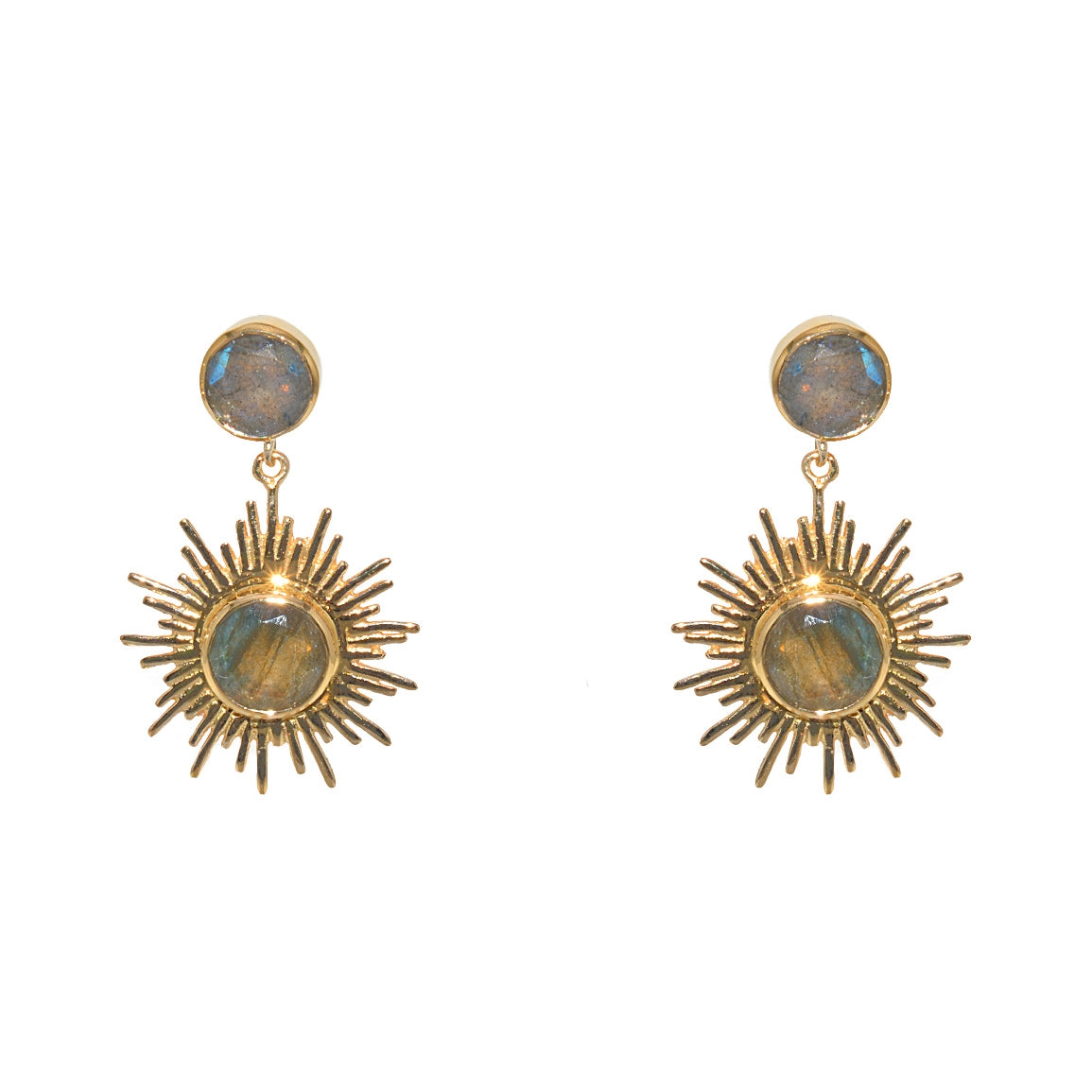 Boucles dorées soleil pierre