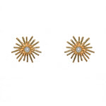 Boucles dorées soleil et pierre