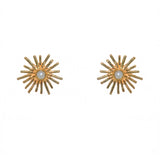 Boucles dorées soleil et pierre