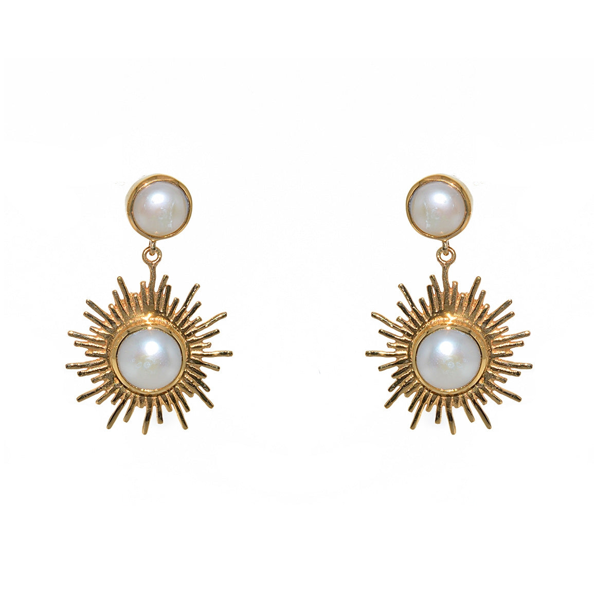 Boucles dorées soleil pierre