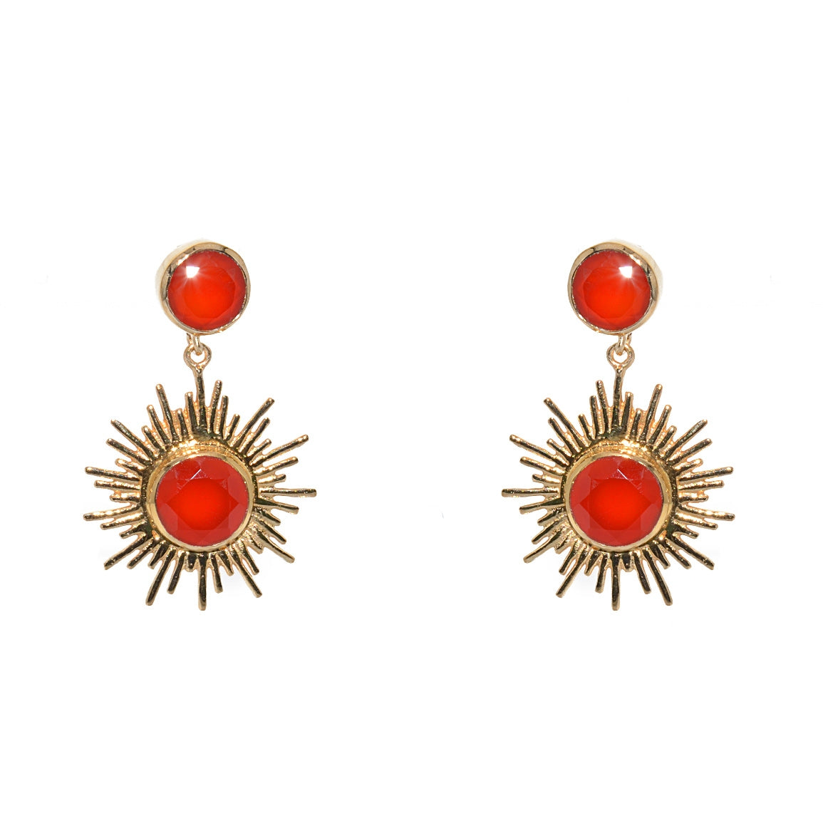 Boucles dorées soleil pierre