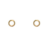 Boucles dorées anneaux