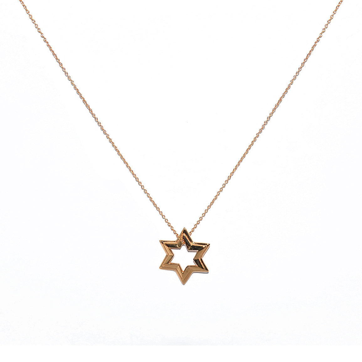 Collier doré pendentif etoile