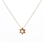 Collier doré pendentif etoile