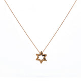 Collier doré pendentif etoile