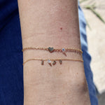 Bracelet or love et diamant