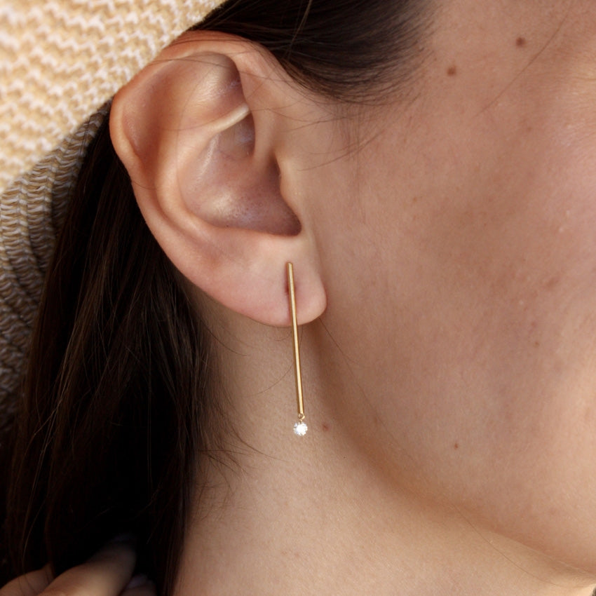 Boucles or et diamants