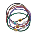 Bracelet MALI doré et turquoise