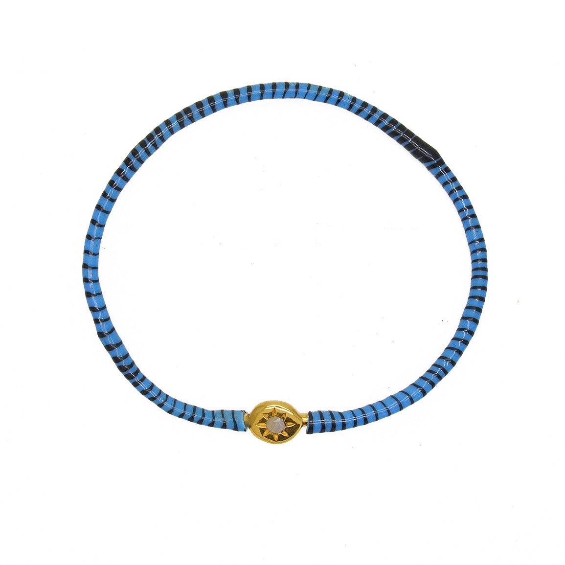 Bracelet MALI doré et pierre de lune