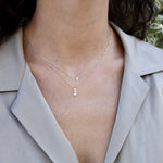 Collier or et diamant 0,23K