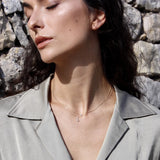 Collier or et diamant 0,23K