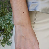 Gold and diamond bracelet