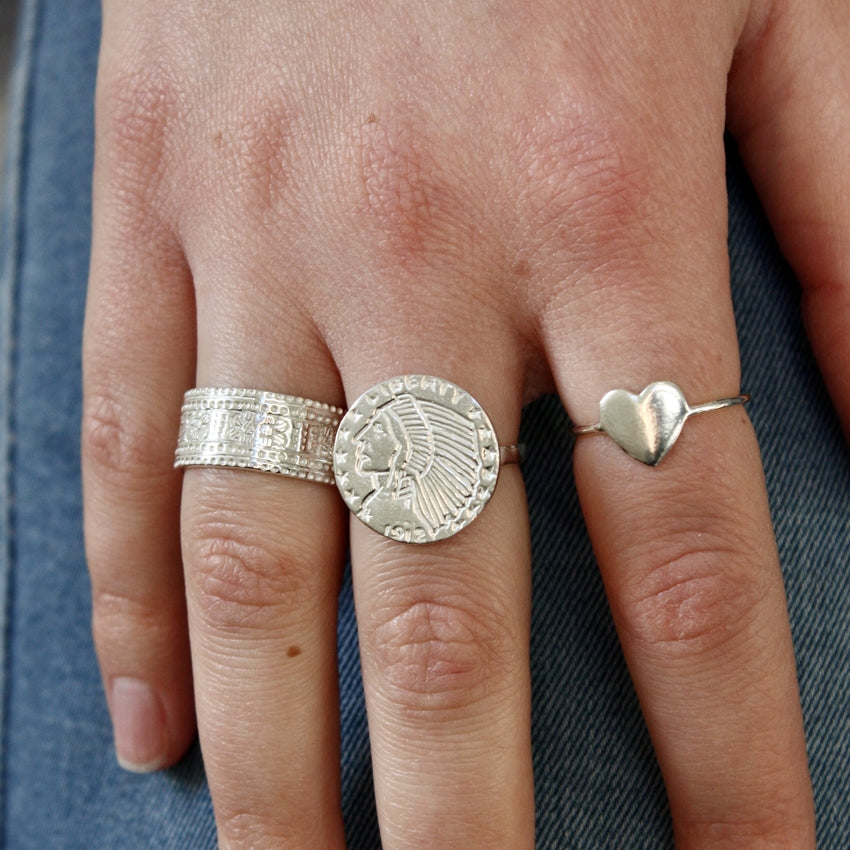 Bague indien en argent 925 - Bagues