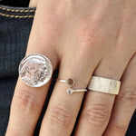 Bague médaille indien en argent 925 - Bagues