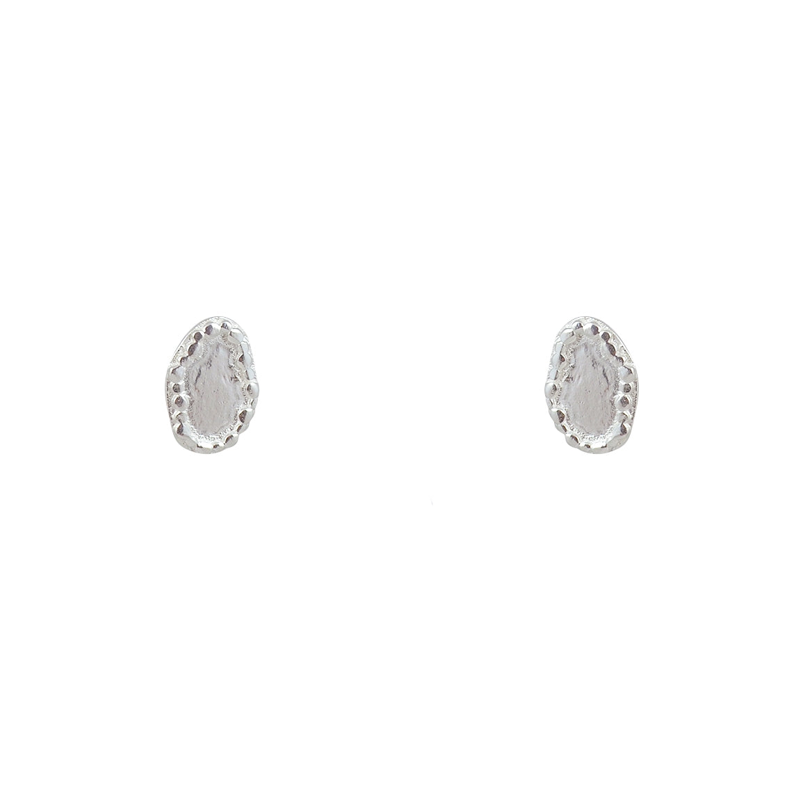 Boucles argent 925 texturées