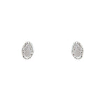 Boucles argent 925 texturées