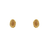 Boucles dorées texturées