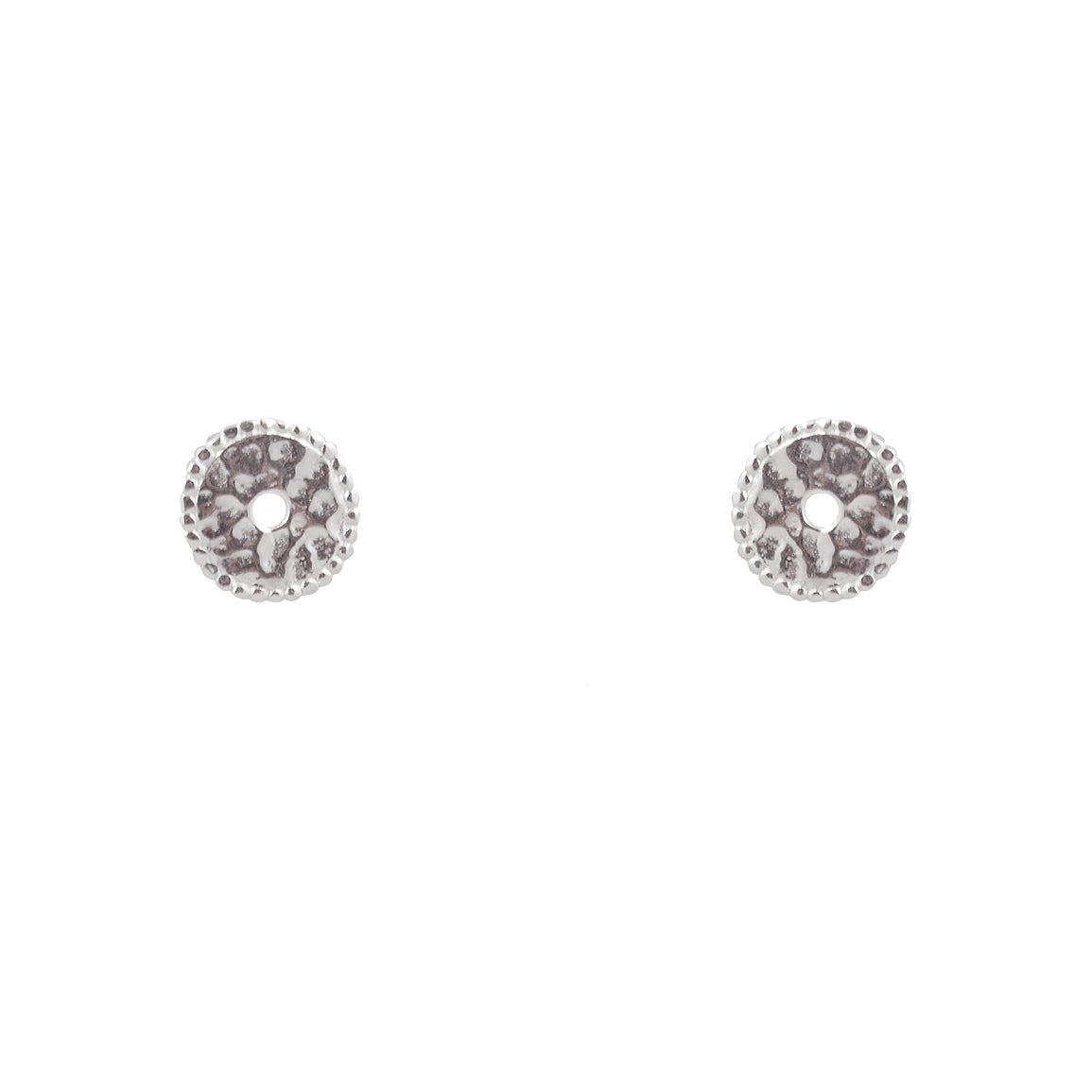 Boucles argent 925 martelées
