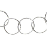 Silver round mesh bracelet