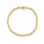 Bracelet doré maille Jaseron