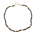 Collier boracay coloré et disques dorés