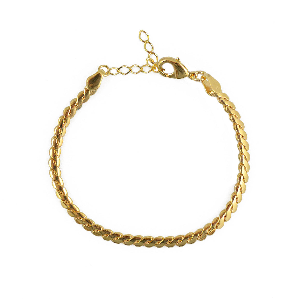 Bracelet doré maille égyptienne