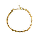 Bracelet doré maille égyptienne