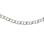 Bracelet argent maille marine aplatie