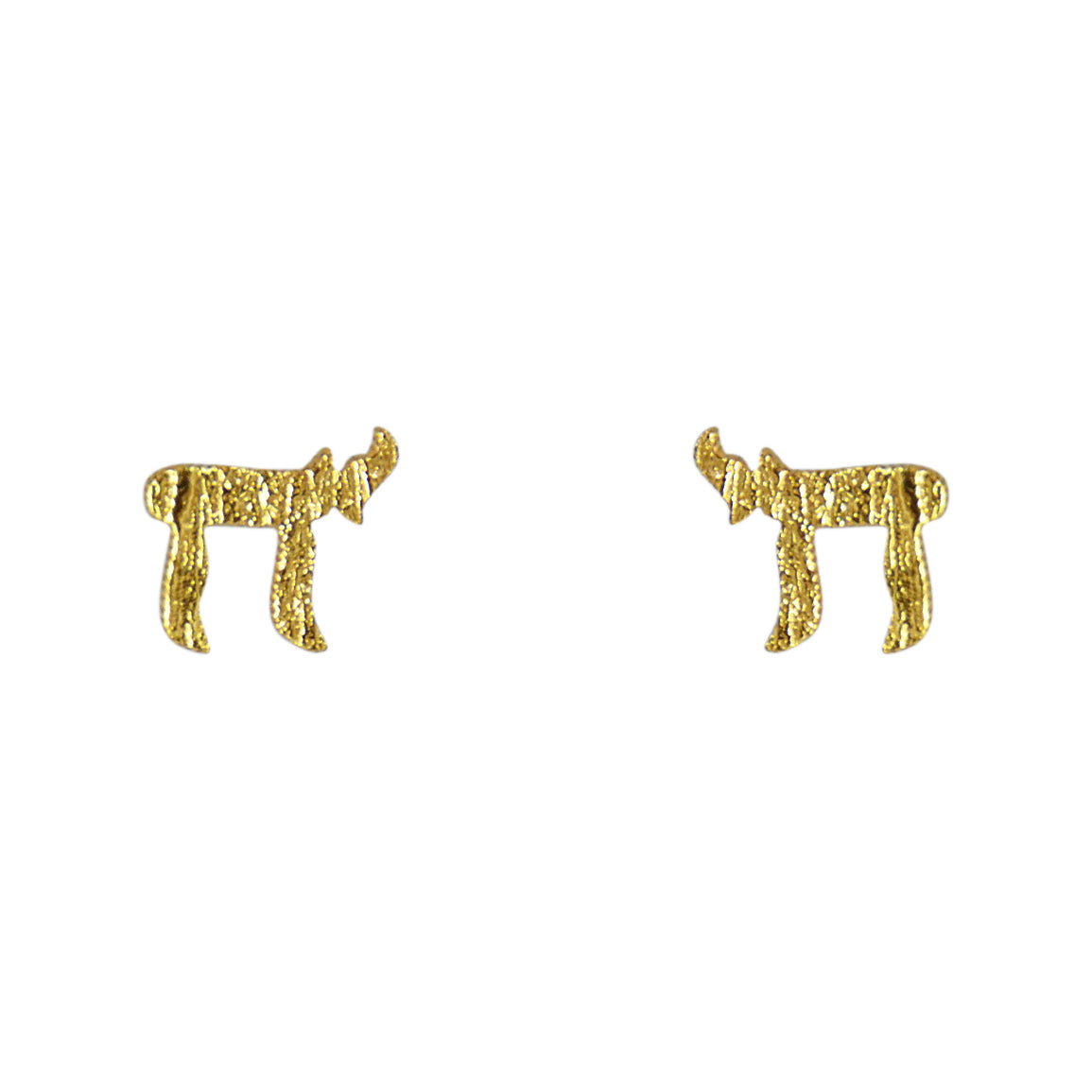 Boucles dorées Haï martelé - Boucles d’oreilles